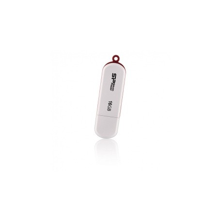 Memoria USB Silicon Power Luxmini 320, 16GB, USB 2.0, Blanco