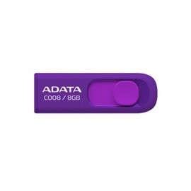 Memoria USB Adata C008, 8GB, USB 2.0, Morado