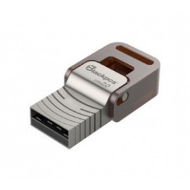 Memoria USB Blackpcs MO2O1, OTG, 16GB, USB 2.0, Plata