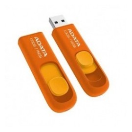 Memoria USB Adata C008, 16GB, USB 2.0, Naranja