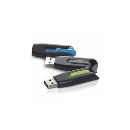 Memoria USB Verbatim Store  Go V3, 8GB, USB 3.0, Gris