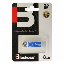 Memoria USB Blackpcs MU2103B, 8GB, USB 2.0, Azul