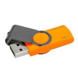 Memoria USB Kingston DataTraveler, 16GB, USB 2.0, Naranja