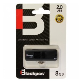 Memoria USB Blackpcs MU2101, 8GB, USB 2.0, Negro