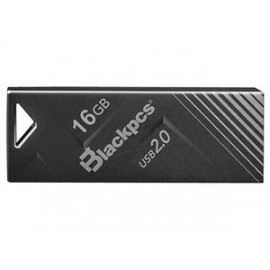 Memoria USB Blackpcs MU2104, 16GB, USB 2.0, Negro