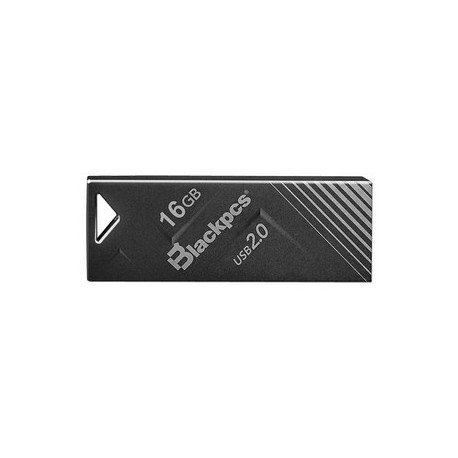 Memoria USB Blackpcs MU2104, 16GB, USB 2.0, Negro