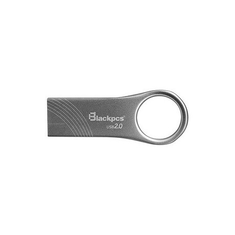 Memoria USB Blackpcs MU2102, 128GB, USB 2.0, Plata