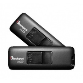 Memoria USB Blackpcs MU2101, 64GB, USB 2.0, Negro