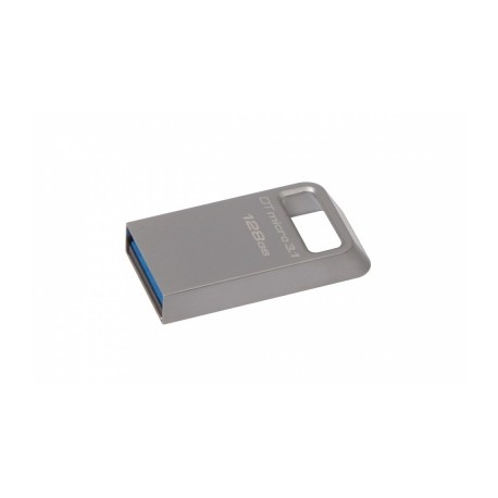 Memoria USB Kingston DataTraveler Micro 3.1, 128GB, USB 3.1, Lectura 100MB