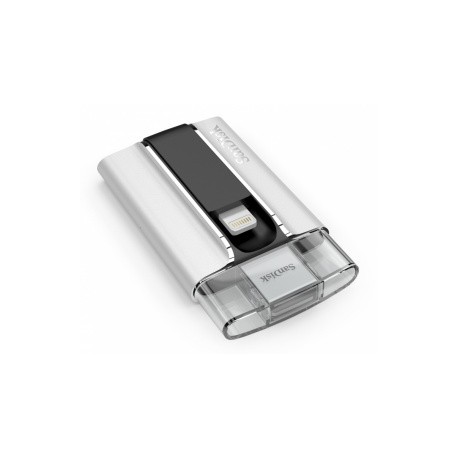 Memoria USB SanDisk iXpand, 32GB, USB 2.