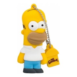 Memoria USB Tribe, 8GB, USB 2.0, Diseño Homero Los Simpsons