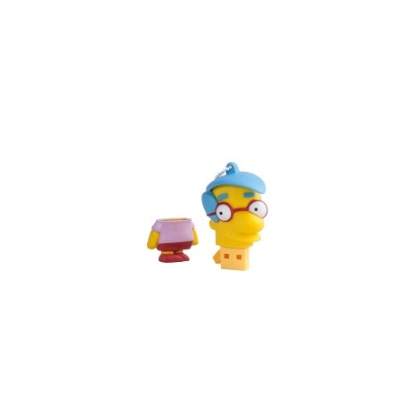 Memoria USB Tribe, 8GB, USB 2.0, Diseño Milhouse Los Simpsons