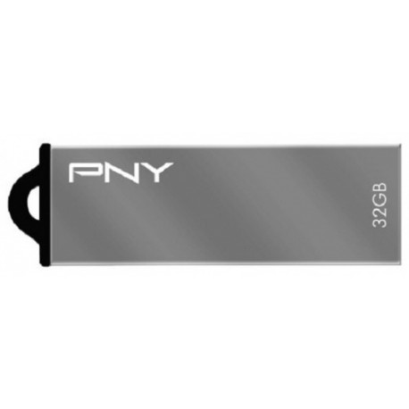 Memoria USB PNY Metal Attaché, 32GB, USB 2.0, Metálica