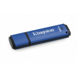 Memoria USB Kingston DataTraveler Vault Privacy, 32GB, USB 3.0, Encriptación de 256 bits, Azul