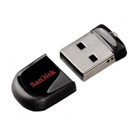 Memoria USB SanDisk Cruzer Fit, 32GB, USB 2.0, Negro