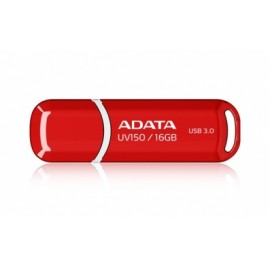 Memoria USB Adata DashDrive UV150, 16GB, USB 3.0, Rojo