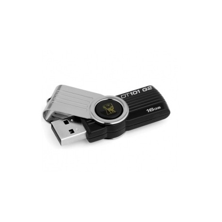 Memoria USB Kingston DataTraveler 101 G2, 16GB, USB 2.0, Negro