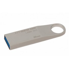 Memoria USB Kingston DataTraveler SE9 G2, 8GB, USB 3.0, Metálico