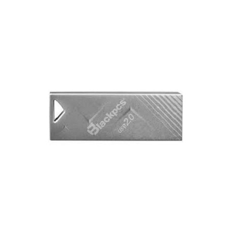 Memoria USB Blackpcs MU2104S, 16GB, USB 2.0, Plata