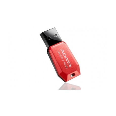 Memoria USB Adata DashDrive UV100, 4GB, USB 2.0, Rojo