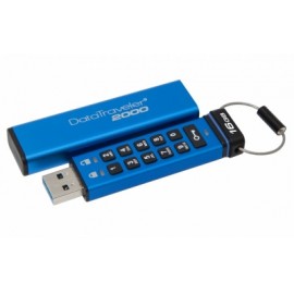 Memoria USB Kingston DataTraveler 2000, 16GB, USB 3.0, Azul