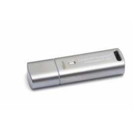 Memoria USB Kingston DataTraveler Locker G2, 16GB, USB 2.0, Seguridad Automatica de Datos Personales, Plata