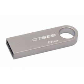 Memoria USB Kingston DataTraveler SE9, 8GB, USB 2.0, Plata