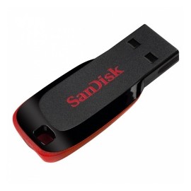 Memoria USB SanDisk Cruzer Blade CZ50, 32GB, USB 2.0, Negro