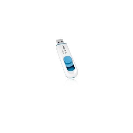 Memoria USB Adata C008, 32GB, USB 2.0, Azul Blanco