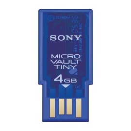 Memoria USB Sony Micro Vault Tiny, 4GB, USB 2.0, Azul