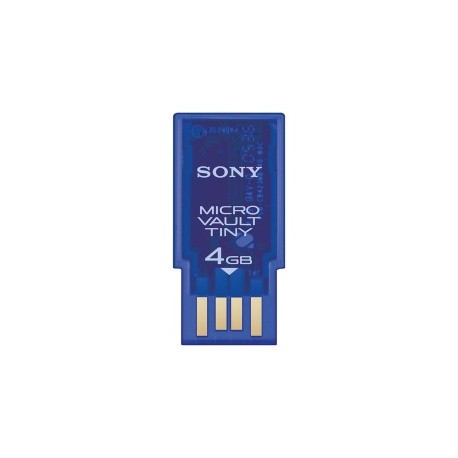 Memoria USB Sony Micro Vault Tiny, 4GB, USB 2.0, Azul