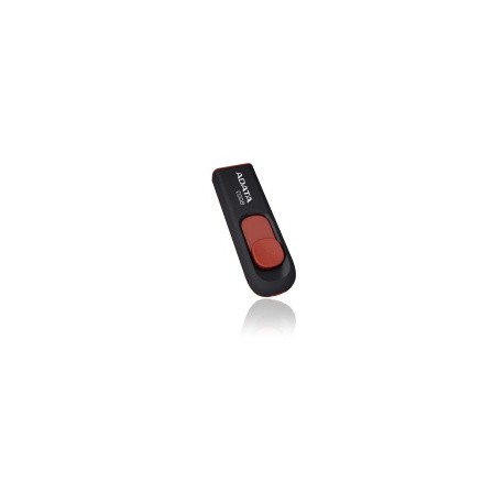 Memoria USB Adata C008, 32GB, USB 2.0, Negro Rojo