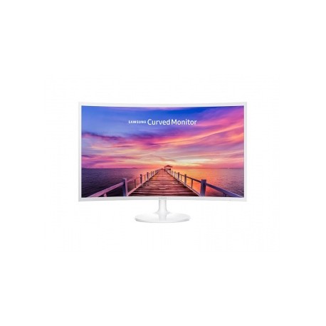 Monitor Curvo Samsung LC32F391FWNXZA LED 32, FullHD, Widescreen, HDMI, Blanco