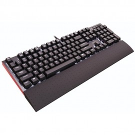 Teclado Gamer Azio MGK 1, Teclado Mecánico, Cherry MX Blue, Alámbrico, Negro (Inglés)