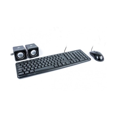 Kit de Teclado y Mouse Naceb NA-228, Alámbrico, USB, Negro