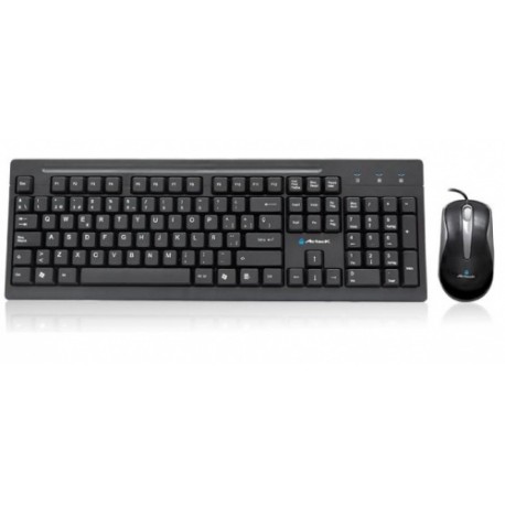 Kit de Teclado y Mouse Acteck WKTE-005, USB, Negro