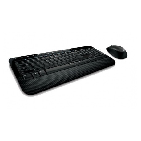 Kit de Teclado y Mouse Microsoft Wireless Desktop 2000, Inalámbrico, Negro