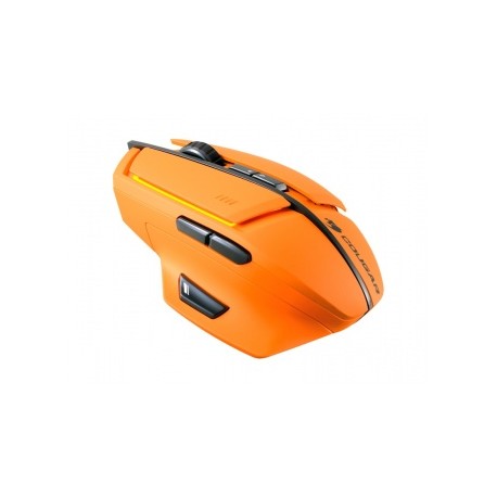 Mouse Gamer Cougar Láser 600M, Alámbrico, USB, 8200DPI, Naranja