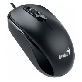 Mouse Genius Óptico DX-110, Alámbrico, USB, 1000DPI, Negro