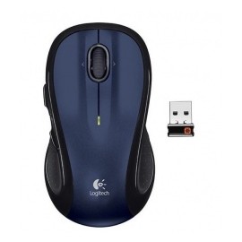 Mouse Logitech Láser M510, Inalámbrico, USB, Azul