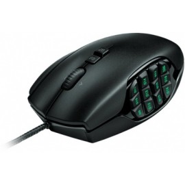 Mouse Gamer Logitech G600 Láser, Alámbrico, USB, 8200DPI, Negro