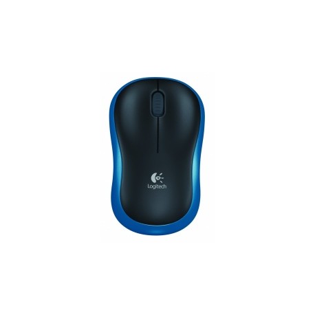 Mouse Logitech Óptico M185, Inalámbrico, USB, 1000DPI, Azul
