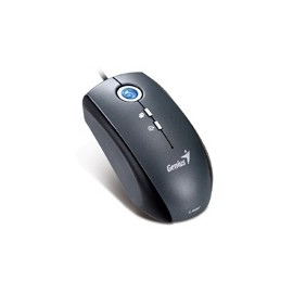 Mouse Genius Láser Traveler 515, Alámbrico, USB, 1600DPI, Negro