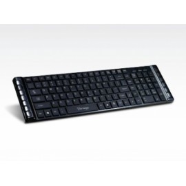 Teclado Vorago Multimedia KB-203, Alámbrico, USB 2.0, Negro (Español)