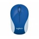 Mouse Logitech Óptico M187, RF Inalámbrico, 1000DPI, Azul