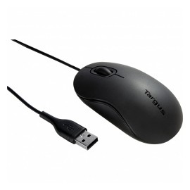 Mouse Targus Óptico AMU80US para Laptop, Alámbrico, USB, Negro