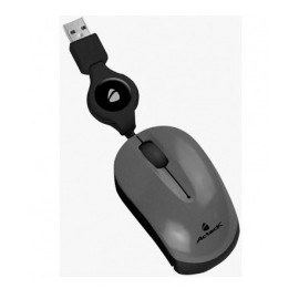 Mini Mouse Acteck Óptico AM-400, USB, 1000DPI, Gris