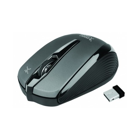 Mini Mouse Perfect Choice Óptico, Inalámbrico, 1000DPI, USB, Gris