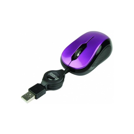 Mini Mouse Perfect Choice Optico PC-043942, 1000DPI, USB, Morado