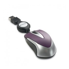 Mouse Verbatim Travel Óptico 97253, USB, Morado